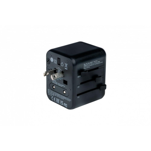 Verbatim 49544 adapter wtyczek zasilających Uniwersalne Czarny-15239433