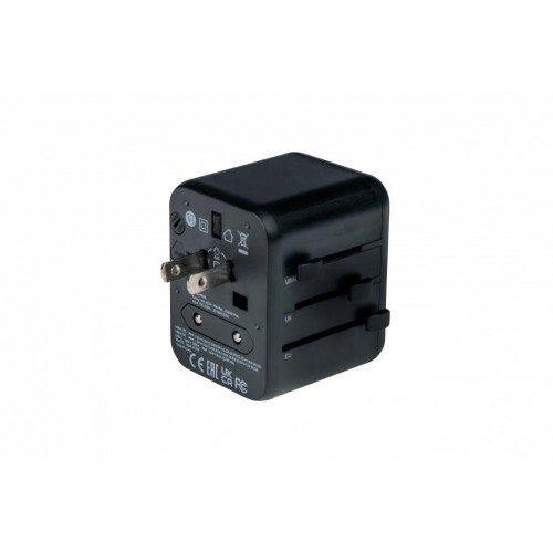 Verbatim 49544 adapter wtyczek zasilających Uniwersalne Czarny-15239439