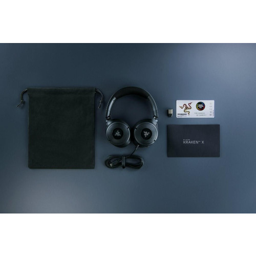 Razer Kraken V4 X Zestaw słuchawkowy Przewodowa Opaska na głowę Gaming USB Type-C / USB Type-A Czarny-15240070
