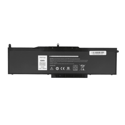 Bateria Mitsu do Dell Latitude 15 (5580), Precision 3520, 3530-15252995