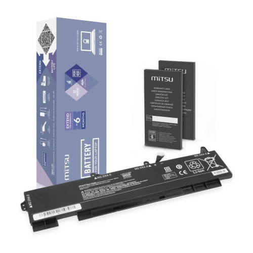 Bateria Mitsu do HP EliteBook 850, 855 (G7, G8), ZBook Firefly 15 (G7, G8)-15253047