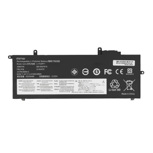 Bateria Mitsu do Lenovo ThinkPad A285, X280-15253223