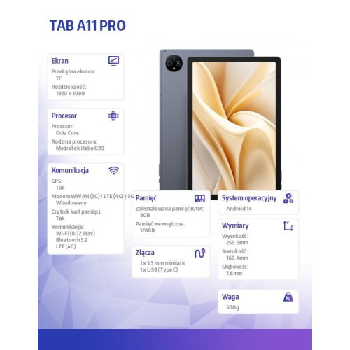Tablet A11 Pro 4G 11