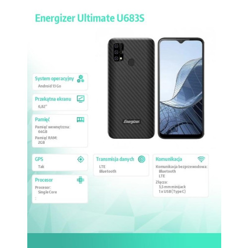 Smartfon Ultimate U683S 2GB RAM 64GB 6,82