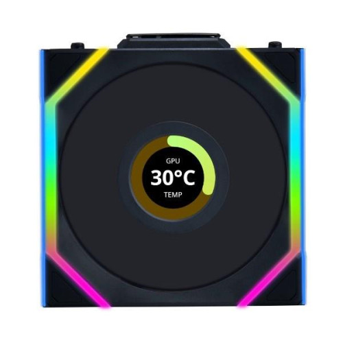 Lian Li UNI FAN SL Wireless LCD 120 Obudowa komputera Wentylator 12 cm Czarny 1 szt.-15261283