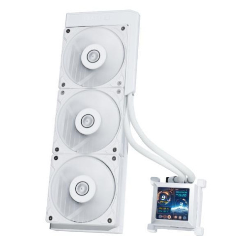 Lian Li HSLCD36SW system chłodzenia komputerów Obudowa komputera Chłodnica cieczy all-in-one 12 cm Biały