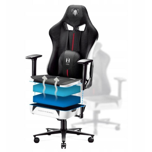 Fotel gamingowy DIABLO X-PLAYER 2.0 normal fotel biało-czarny-15263816