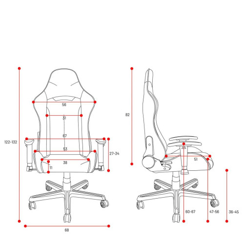 Fotel gamingowy DIABLO X-ST4RTER fotel granatowy-15263864