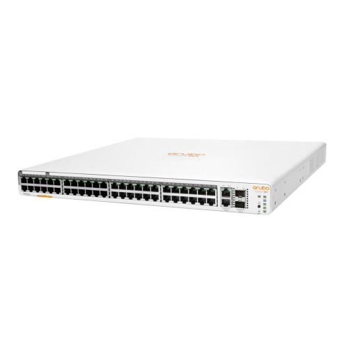 HPE Aruba Networking Aruba Instant On 1960 48G 40p Class4 8p Class6 PoE 2XGT 2SFP+ 600W Zarządzany L2+ Gigabit Ethernet (10/100/1000) Obsługa PoE 1U Biały-15266530