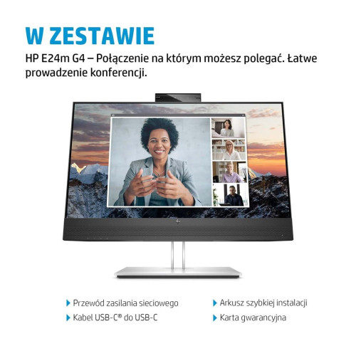 MONITOR HP LED 23,8” E24M G4 (40Z32AA)-15271984