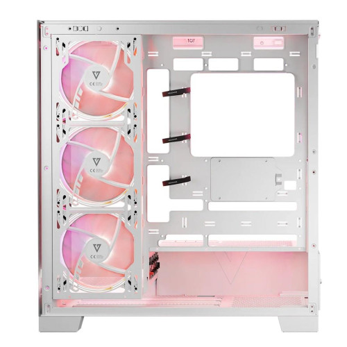 MODECOM OBUDOWA VOLCNO SPACE APEX ARGB MIDI WHITE-15275968