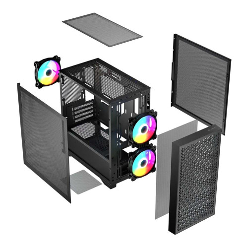 LOGIC OBUDOWA DART PRO ARGB MINI USB TYPE-C CZARNA-15276409