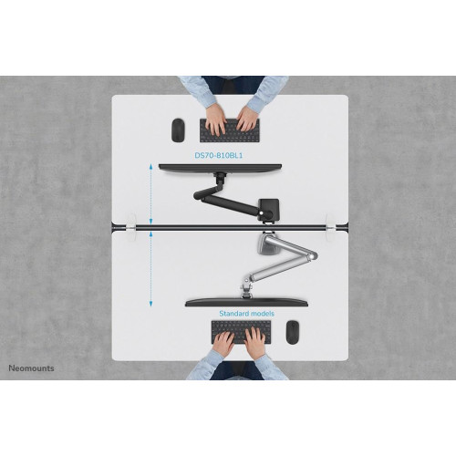 Neomounts DS70-810BL1 uchwyt / stojak do monitorów 81,3 cm (32