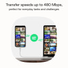 Kabel USB-C-USB-C PowerStream 100W oplot 1,2m zielony-15393351
