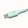 Kabel USB-C-USB-C PowerStream 100W oplot 0.3m zielony-15393430