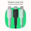 Kabel USB-C-USB-C PowerStream 100W oplot 0.3m czarny-15393438