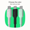 Kabel USB-C-USB-C PowerFlex 100W silikonowy 2m biały-15393768