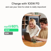 Kabel USB-C-USB-C PowerFlex 100W silikonowy 0.3m zielony-15393888