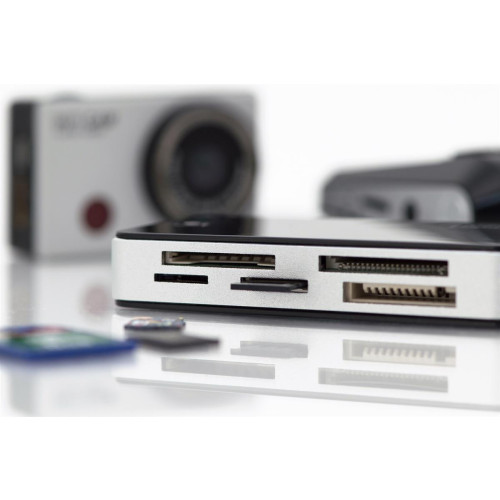 Czytnik kart 5-portowy USB 3.0 SuperSpeed(ALL-IN-ONE) czarno-srebrny-15308550