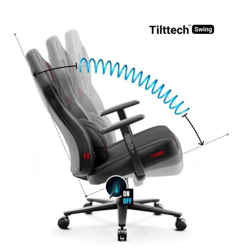 Fotel gamingowy DIABLO X-GAMER fotel czarno-czarny-15333864