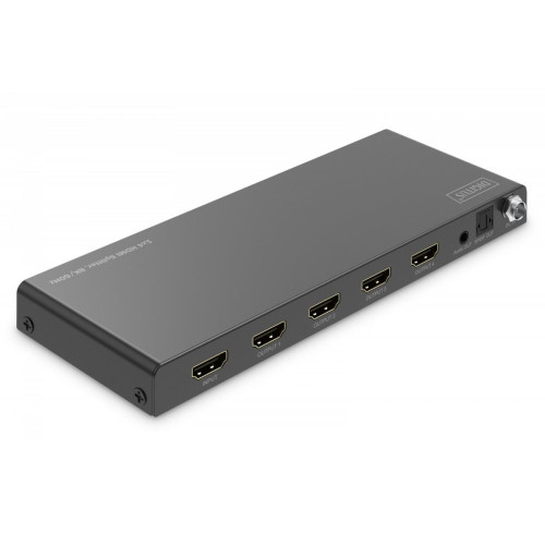 Rozdzielacz/Splitter HDMI 1x4, 8K/60Hz (4:4:4) z HDR, 48 Gbps, HDCP 2.3. Toslink / Stereo, EDID-15392485