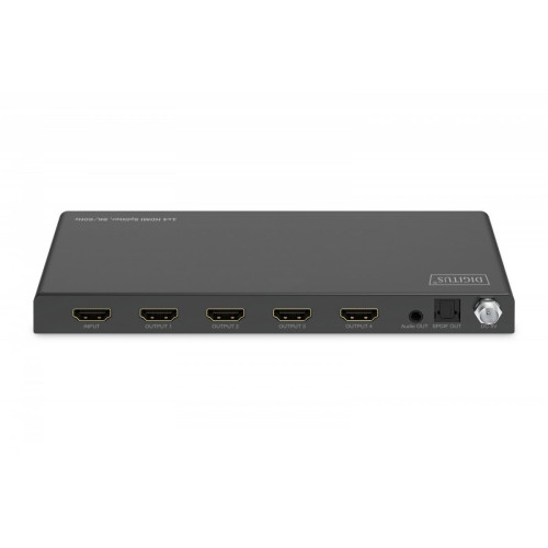 Rozdzielacz/Splitter HDMI 1x4, 8K/60Hz (4:4:4) z HDR, 48 Gbps, HDCP 2.3. Toslink / Stereo, EDID-15392486