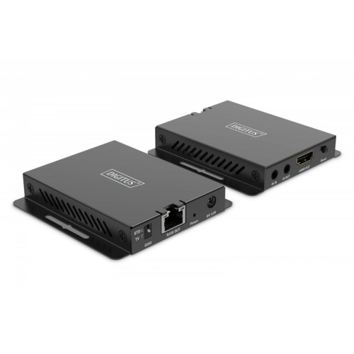 Przedłużacz/Extender HDMI 4K120Hz 40m po skrętce HDCP 2.3 IR EDID (zestaw)