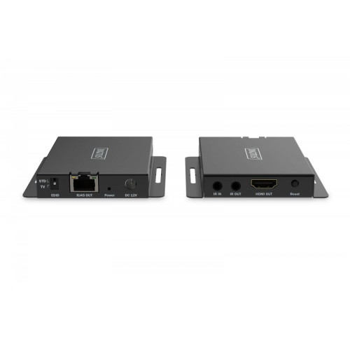 Przedłużacz/Extender HDMI 4K120Hz 40m po skrętce HDCP 2.3 IR EDID (zestaw)-15392491