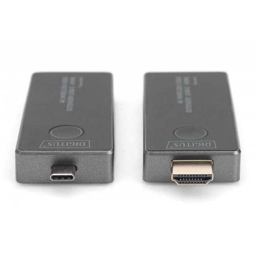 Przedłużacz/Extender USB-C - HDMI bezprzewodowy 30m UHD 4K30Hz audio (zestaw)-15392893