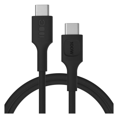 Kabel USB-C-USB-C PowerStream 100W oplot 2m czarny
