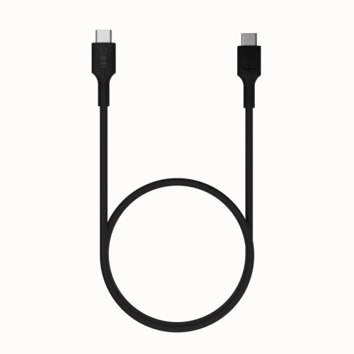 Kabel USB-C-USB-C PowerFlex 100W silikonowy 0.3m czarny-15393625