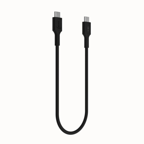 Kabel USB-C-USB-C PowerFlex 100W silikonowy 0.3m czarny-15393628