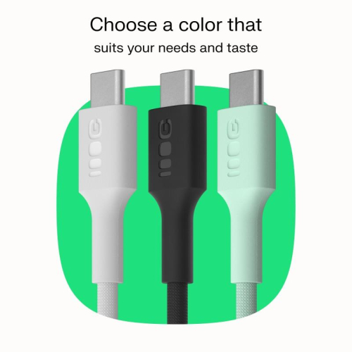 Kabel USB-C-USB-C PowerStream 100W oplot 2m zielony-15393634