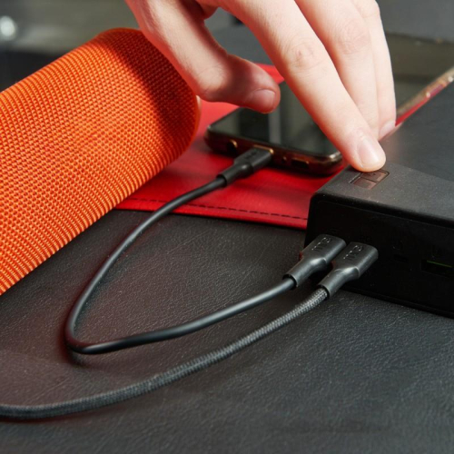 Kabel USB-C-USB-C PowerFlex 100W silikonowy 2m biały-15393778