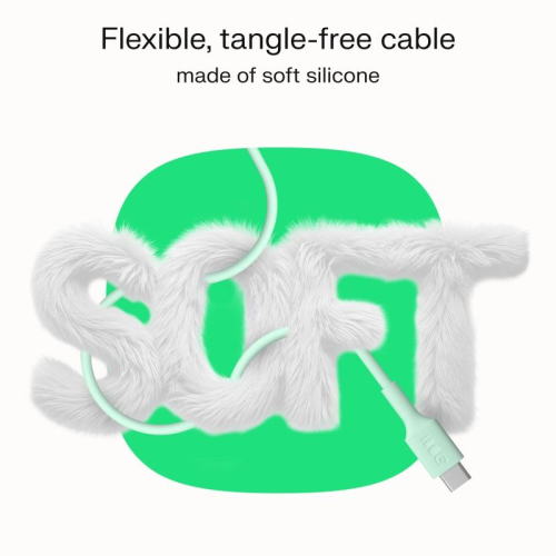 Kabel USB-C-USB-C PowerFlex 100W silikonowy 2m zielony-15393870