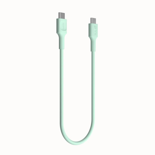 Kabel USB-C-USB-C PowerFlex 100W silikonowy 0.3m zielony-15393898