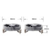 Silverstone SST-NT07-115X system chłodzenia komputerów Chipset Chlodnica/wentylator 8 cm Czarny, Metaliczny-15400507