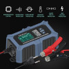 Qoltec Inteligentna mikroprocesorowa ładowarka z testerem baterii i funkcją naprawy 12V | 6A | LCD | Prostownik do aku