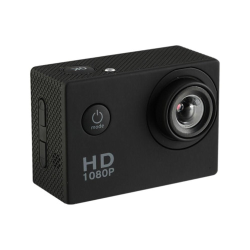 Extralink Kamera Action Camera A10 Czarna 1080P 30fps, IP68, wyświetlacz 2.0