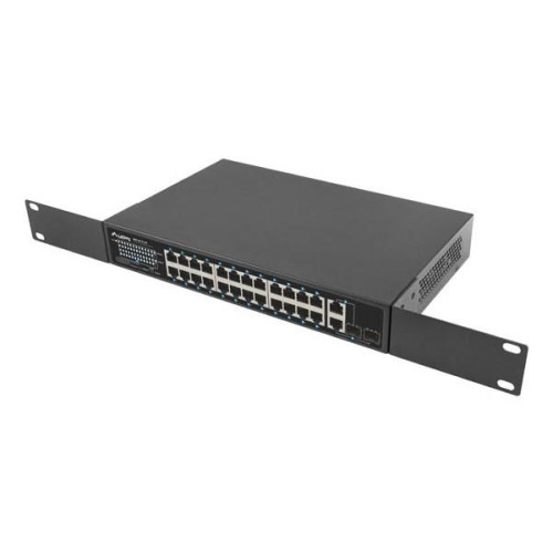 SWITCH LANBERG RSFE-24P-2C-250 24X 100MB POE+/2X COMBO RACK 19