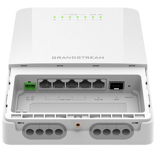 Grandstream Networks GWN7710R łącza sieciowe Zarządzany L2 Gigabit Ethernet (10/100/1000) Obsługa PoE Biały-1540634