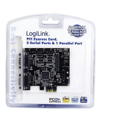 LogiLink PC0033 adapter Wewnętrzny Równoległy, Seryjny-15408972