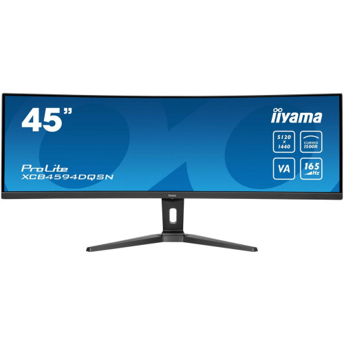 iiyama G-MASTER 45"LCD Curved Bus. UWQHD monitor komputerowy 114,3 cm (45") 5120 x 1440 px Dual QHD LED Czarny