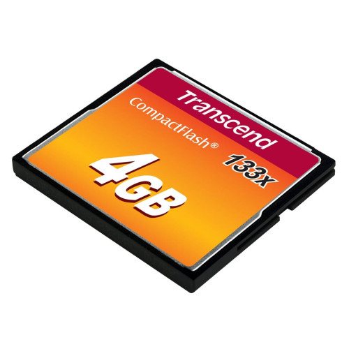 Transcend TS4GCF133 pamięć flash 4 GB Karta pamięci CompactFlash MLC-15417433