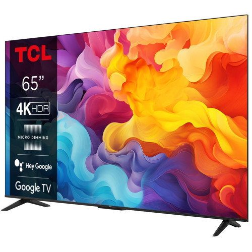 Telewizor TCL 65P655 LED 65'' 4K Ultra HD Google TV Dolby Audio DVB-T2 Czarny-15428256