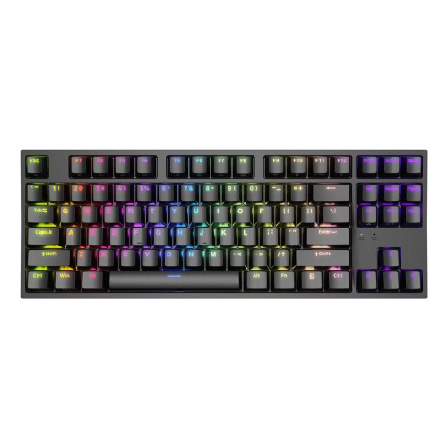 KLAWIATURA DLA GRACZY GENESIS THOR 404 TKL US PODŚWIETLENIE RGB MECHANICZNA CZARNA KAILH BOX BROWN-15438390