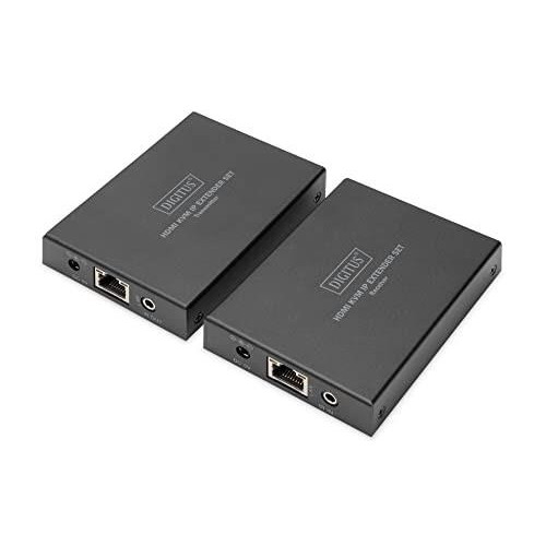 Przedłużacz/Extender KVM HDMI+USB 150m po kat.5e UTP/IP 1080p FHD 60Hz audio (zestaw)