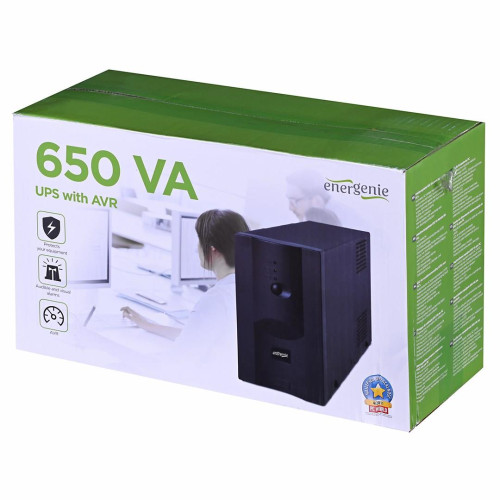 Zasilacz awaryjny UPS ENERGENIE Power Cube UPS-PC-652A (Desktop, TWR; 650VA)-15461567