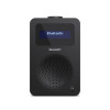 Sharp DR-430(BK) Radio cyfrowe, FM/DAB/DAB+, Bluetooth 5.0, Midnight Black Sharp | Nocna czerń | DR-430(BK) | Radio cyfr
