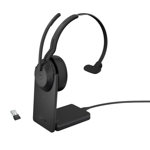 Jabra 25599-899-989 słuchawki/zestaw słuchawkowy Przewodowy i Bezprzewodowy Opaska na głowę Biuro/centrum telefoniczne Bluetooth Podstawka do ładowani